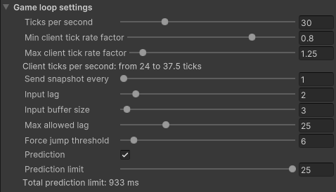 Server game loop
